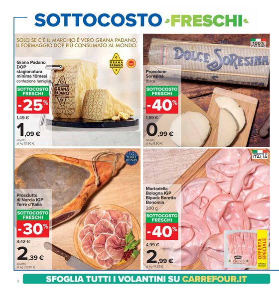 Volantino Carrefour Ipermercati a Torino | Sottocosto freschi | 16/5/2024 - 29/5/2024