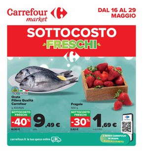 Volantino Carrefour Market a Montelanico | Sottocosto freschi | 16/5/2024 - 29/5/2024