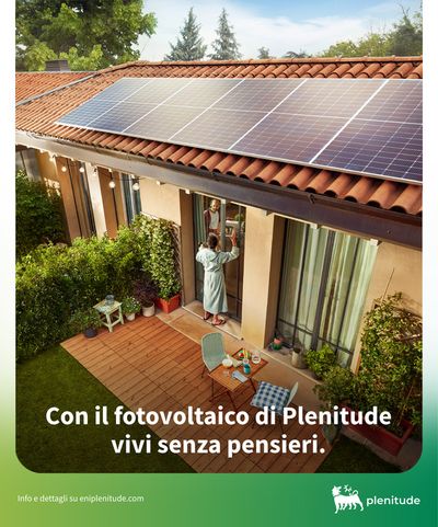 Offerte di Servizi a Bisuschio | Scegli il fotovoltaico di Plenitude in Eni Plenitude | 15/5/2024 - 23/6/2024