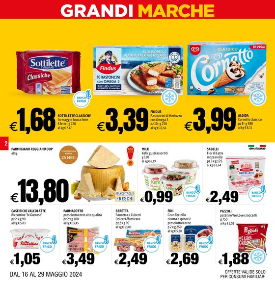 Volantino Hurrà Discount a Capranica | Grandi marche grande convenienza | 16/5/2024 - 29/5/2024