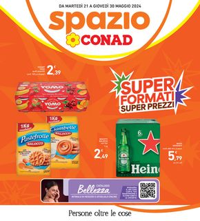 Offerte di Iper e super a Carloforte | Super formati  in Spazio Conad | 21/5/2024 - 30/5/2024