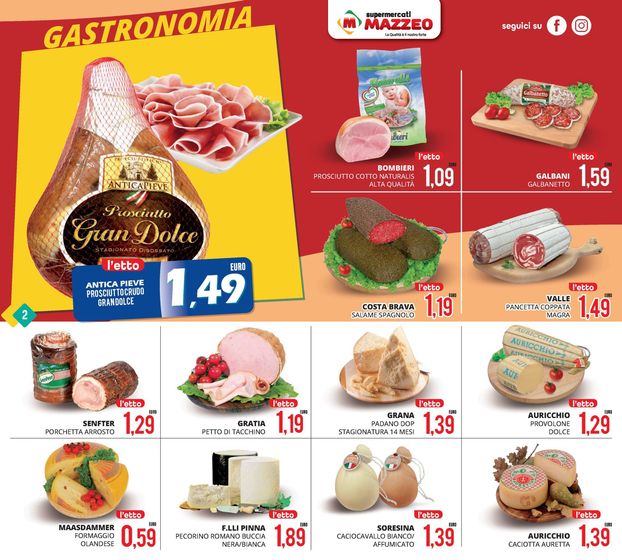 Volantino Mazzeo Supermercati a Sant'Anastasia | Prezzi battibili | 16/5/2024 - 26/5/2024