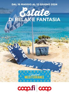 Volantino Coop a Lucca | Estate di Relax e Fantasia | 16/5/2024 - 12/6/2024
