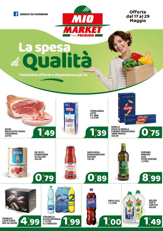 Volantino Mio Market a Sessa Aurunca | La spesa di qualita | 17/5/2024 - 29/5/2024