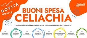 Volantino Martinelli Supermercati a Villafranca di Verona | Buoni spesa Celiachia | 16/5/2024 - 31/8/2024