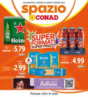 Volantino Spazio Conad a Monte Porzio Catone | Super formati  | 21/5/2024 - 3/6/2024