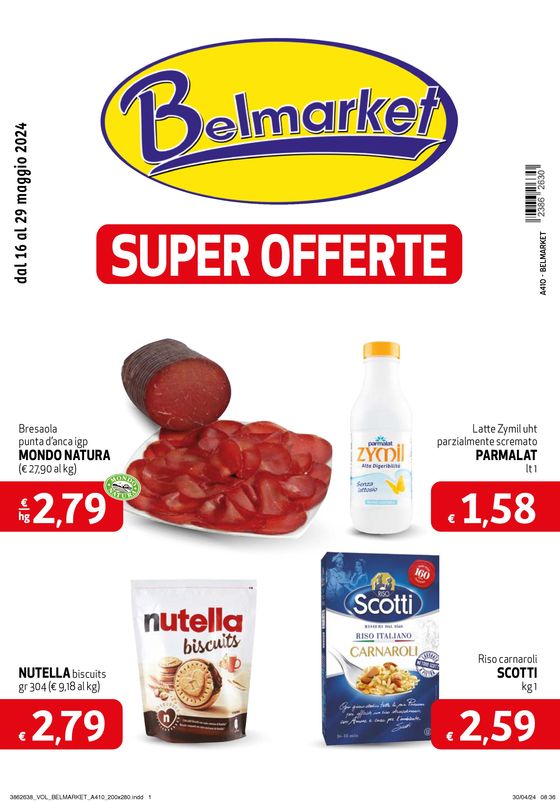 Volantino Belmarket a Due Carrare | Super offerte | 17/5/2024 - 29/5/2024