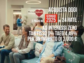 Offerte di Arredamento a Chianciano Terme | Acquista oggii e paghi nel gennaio 2025 in 24 rate  in Arredissima | 17/5/2024 - 31/1/2025