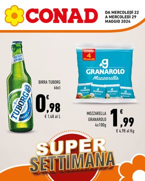 Volantino Conad Superstore a Trapani | Super settimana  | 22/5/2024 - 29/5/2024