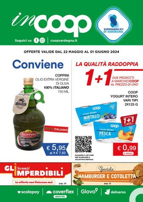 Volantino Coop a Sassari | La Qualità Raddoppia  | 22/5/2024 - 1/6/2024