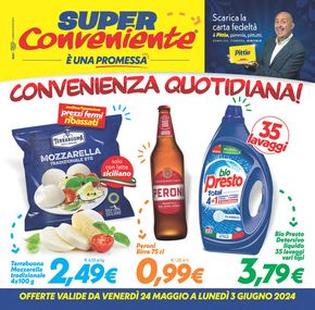 Offerte di Iper e super a Letojanni | Convenienza quotidiana in SuperConveniente | 24/5/2024 - 3/6/2024