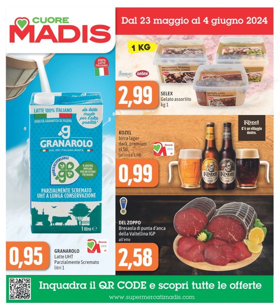 Volantino Madis a Pollenza | Offerte Madis | 23/5/2024 - 4/6/2024
