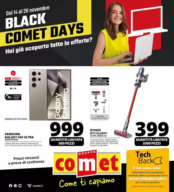 Volantino Comet | Black Comet Days! | 14/11/2024 - 26/11/2024