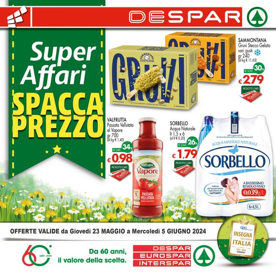 Volantino Interspar a Messina | Super affari spacca prezzo | 23/5/2024 - 5/6/2024