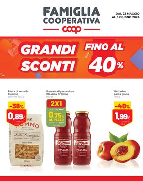 Volantino Coop a Scurelle | Grandi sconti fino al 50 % | 23/5/2024 - 5/6/2024
