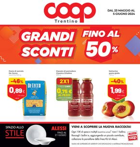 Volantino Coop a Comano Terme | Grandi sconti fino al 50 % | 23/5/2024 - 5/6/2024