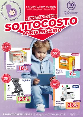 Volantino B di Bimbi a Roma | Sottocosto | 29/5/2024 - 2/6/2024