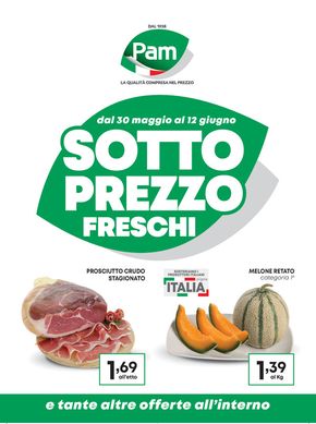 Volantino Pam a Bologna | Sotto prezzo freschi | 30/5/2024 - 12/6/2024