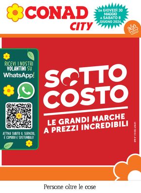 Volantino Conad City a Tizzano Val Parma | Sottocosto | 30/5/2024 - 11/6/2024