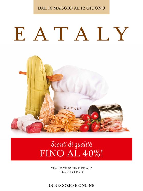 Volantino Eataly a Genova | Sconti di qualità! | 16/5/2024 - 12/6/2024