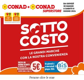 Offerte di Iper e super a Coseano | Sotto costo in Conad Superstore | 30/5/2024 - 8/6/2024
