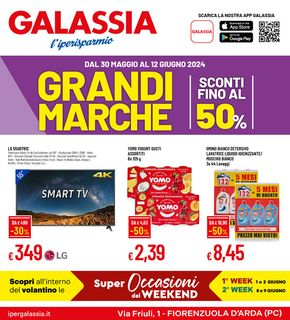 Volantino Galassia | Grandi marche sconti fino al 50% | 30/5/2024 - 12/6/2024