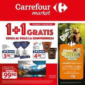 Volantino Carrefour Market a Capannoli Val d'Era | 1+1 gratis | 28/5/2024 - 9/6/2024
