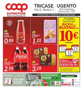Volantino Superstore Coop a Ortelle | Offerte Al costo! | 31/5/2024 - 10/6/2024