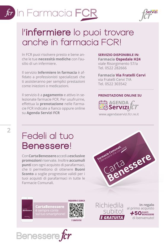 Volantino Farmacie Comunali Riunite a Cavriago | Benessere | 1/6/2024 - 30/6/2024