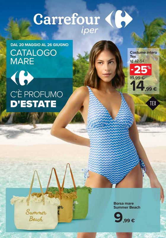 Volantino Carrefour Ipermercati a San Giuliano Terme | Catalogo mare | 20/5/2024 - 26/6/2024