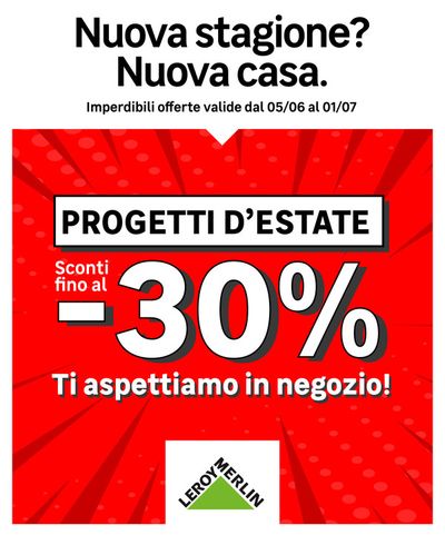 Volantino Leroy Merlin a Napoli | Progetti d'estate! | 5/6/2024 - 1/7/2024