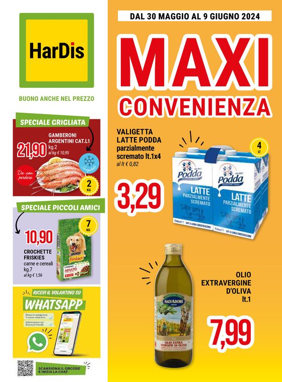 Volantino Hardis a Sestu | Maxi convenienza | 30/5/2024 - 9/6/2024