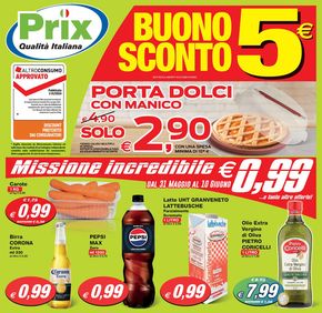 Offerte di Discount a Padova | Buono sconto 5€ in Prix | 31/5/2024 - 10/6/2024