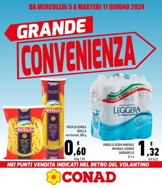 Volantino Conad a Taviano | Grande convenienza | 5/6/2024 - 11/6/2024