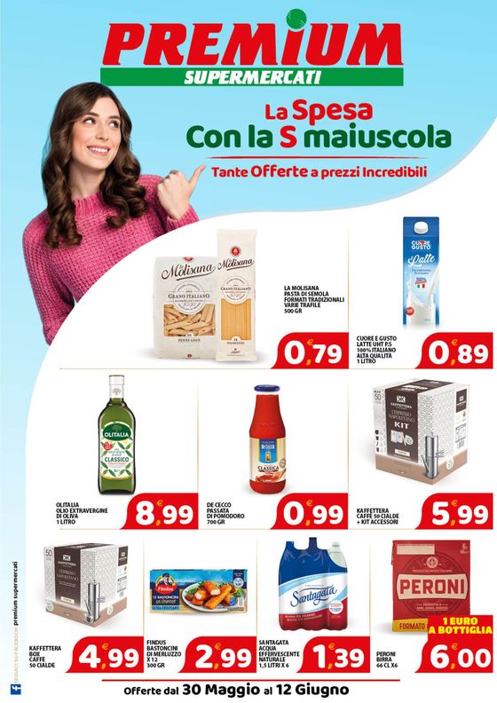 Volantino Premium Supermercati a Stornara | La spesa con la S maiuscola | 3/6/2024 - 12/6/2024