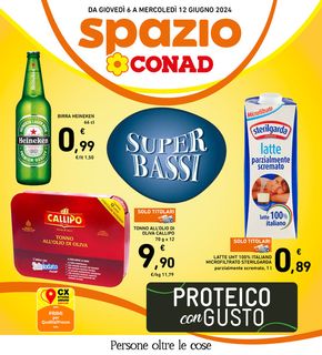 Volantino Spazio Conad a Rapino | Super bassi  | 6/6/2024 - 12/6/2024