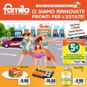 Volantino Famila | Buoni sconto 5 euro | 6/6/2024 - 19/6/2024