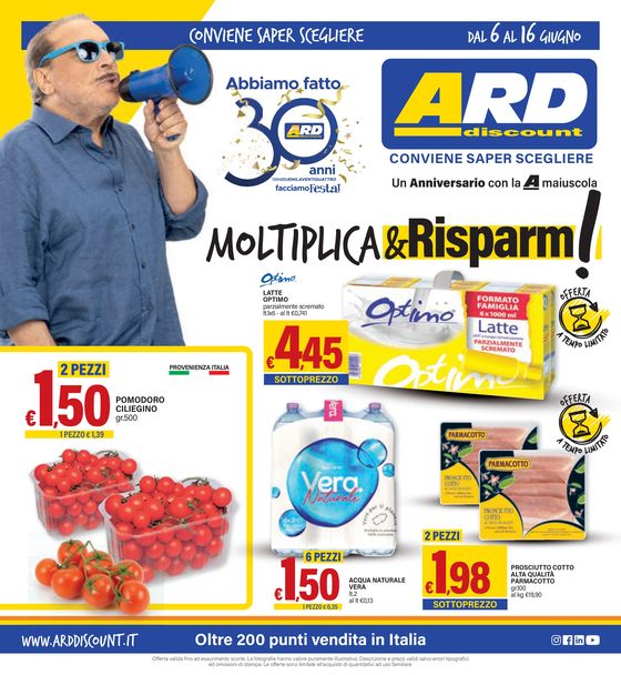 Volantino ARD Discount a Palermo | Moltiplica & risparmi! | 6/6/2024 - 16/6/2024