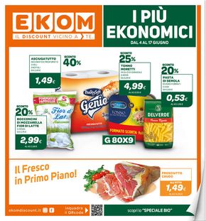 Offerte di Discount a Bistagno | I piu ekonomici in Ekom | 4/6/2024 - 17/6/2024