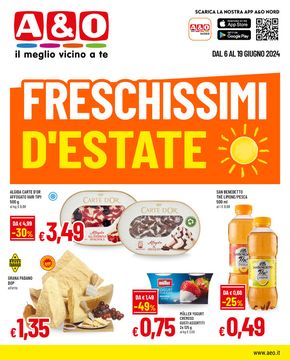 Volantino A&O a Verona | Freschissimi d'estate | 6/6/2024 - 19/6/2024