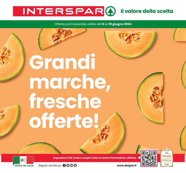 Volantino Interspar a Parma | Grandi marche, fresche offerte! | 6/6/2024 - 19/6/2024
