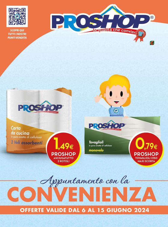 Volantino Proshop a Palermo | Appuntamento con la convenienza | 6/6/2024 - 15/6/2024