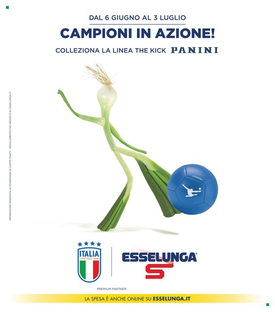 Volantino Esselunga a Sassuolo | Collezione The Kick Panini - 1° Appuntamento | 6/6/2024 - 3/7/2024