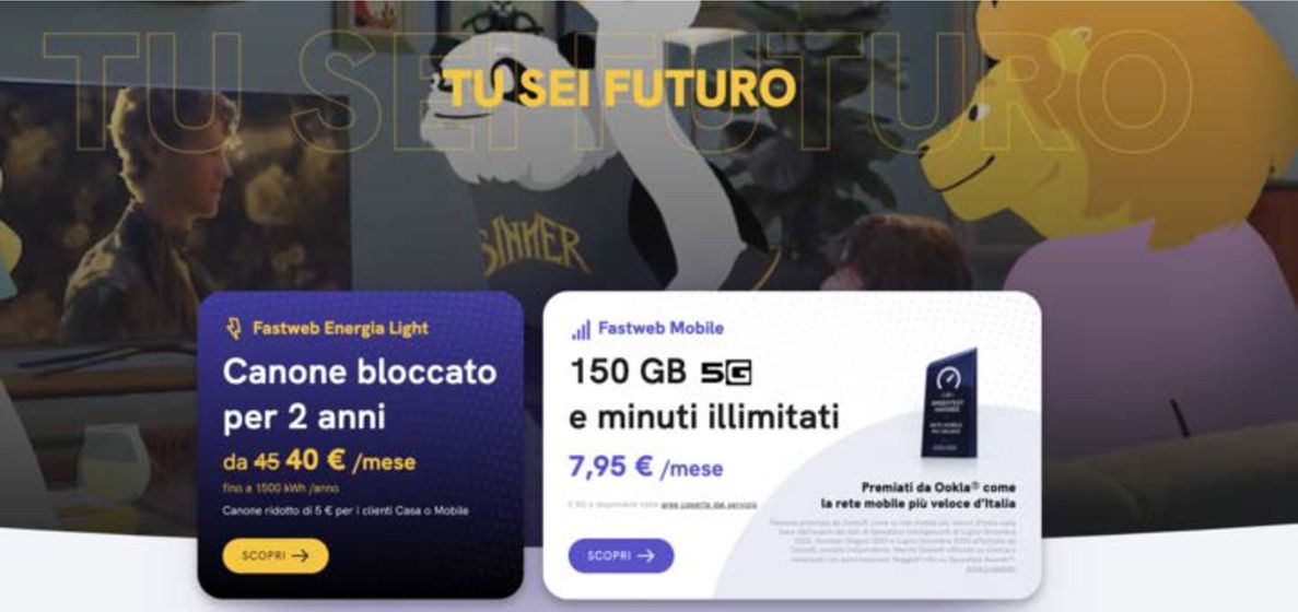 Volantino Fastweb a Santeramo in Colle | Offerte | 6/6/2024 - 25/7/2024