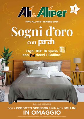 Volantino Alì e Alìper a Padova | Sogni d'oro | 10/6/2024 - 23/6/2024