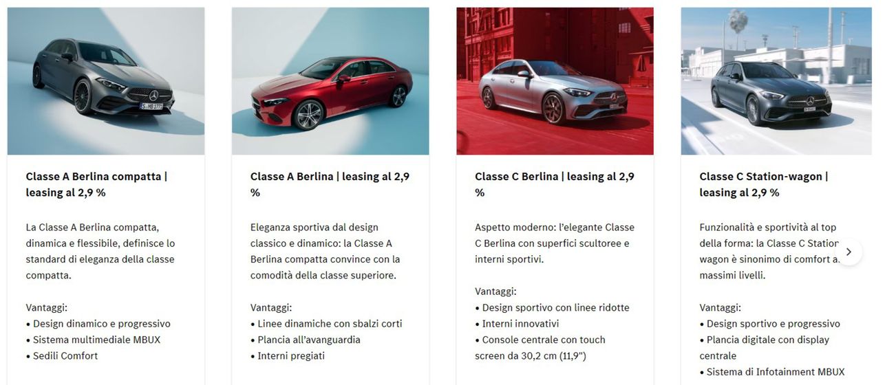 Volantino Mercedes a Palermo | Offerte leasing | 7/6/2024 - 30/6/2024