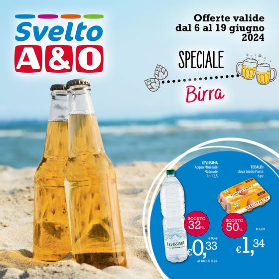 Volantino A&O a Macerone Di Cesena | Speciale birra | 12/6/2024 - 19/6/2024