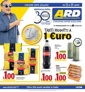 Volantino ARD Discount a Aliminusa | Tanti prodotti a 1 €uro | 17/6/2024 - 26/6/2024