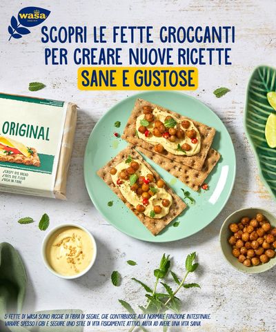 Volantino Wasa a Napoli | Scopri le fette croccanti per creare nuove ricette sane e gustose | 14/6/2024 - 30/6/2024