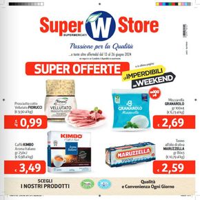 Offerte di Iper e super a Voltago Agordino | Super offerte in Super W | 13/6/2024 - 26/7/2024